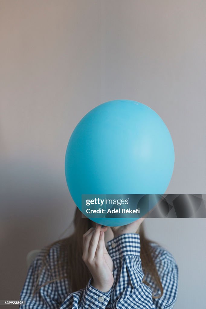 Girl with balloon