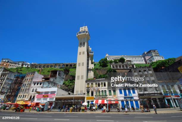 salvador, bahia, brazil - lacerda elevator stock pictures, royalty-free photos & images
