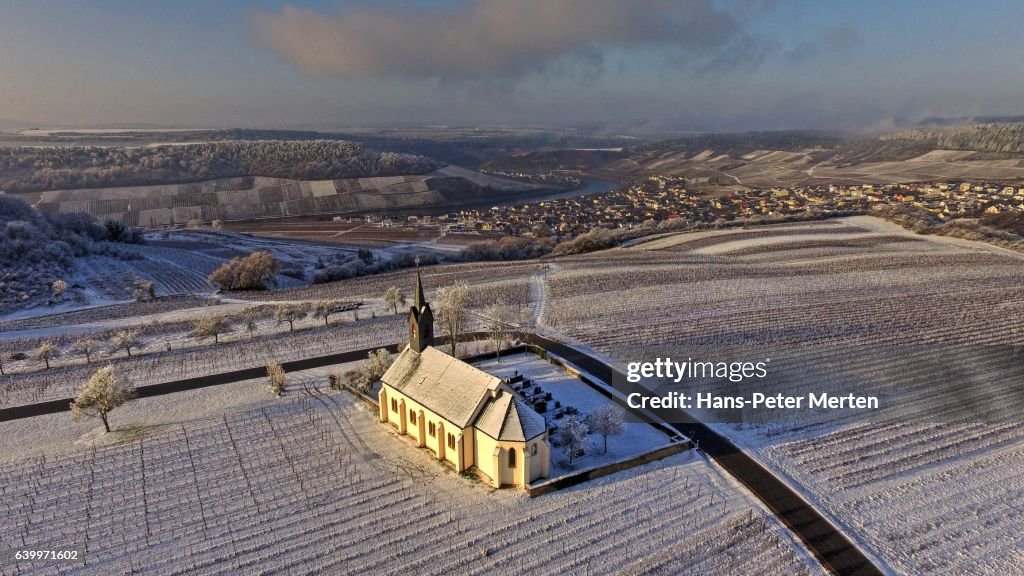 St. Roch's Chapel near Nittel, Obermosel Valley, Moselle River, District Trier-Saarburg, Rhineland-Palatinate, Germany