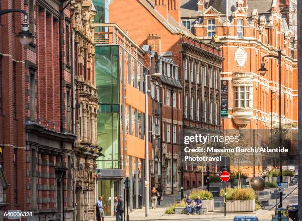 view of church street - birmingham england stock pictures, royalty-free photos & images