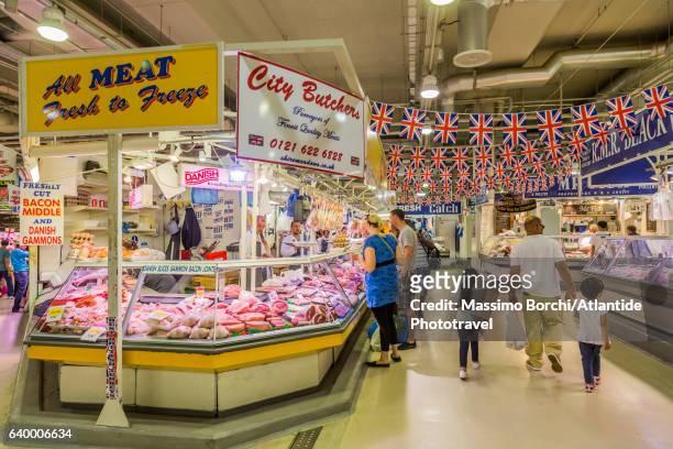 the bullring indoor market - west midlands uk stock pictures, royalty-free photos & images