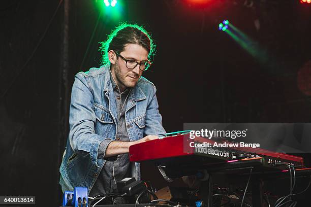 Salvador Garza of Cairobi performs at Brudenell Social Club on January 19, 2017 in Leeds, England.