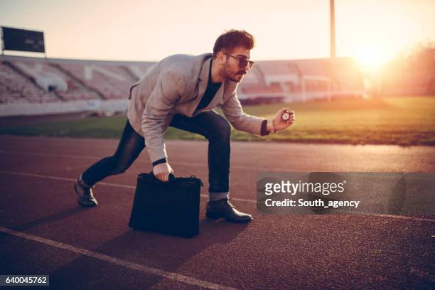 manager is in a hurry - business pitch stock pictures, royalty-free photos & images