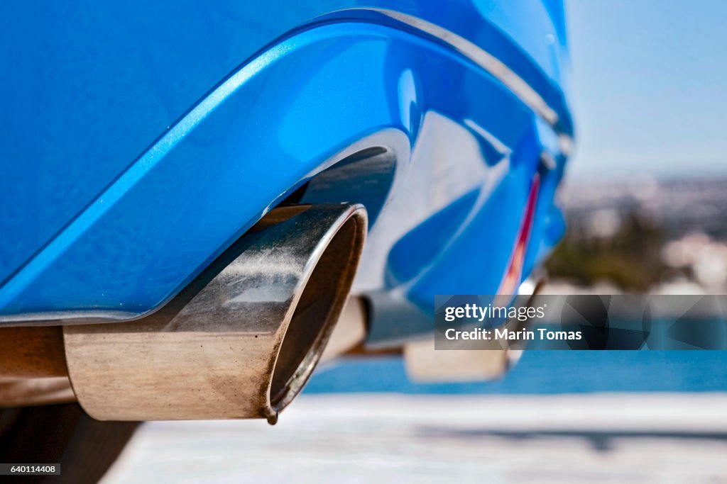 Sports Car Exhaust High-Res Stock Photo - Getty Images