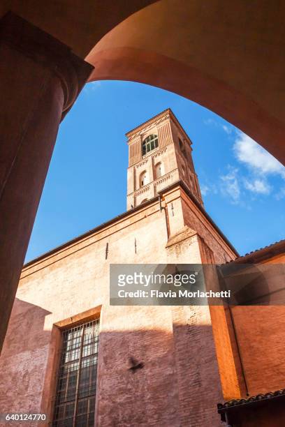 saint cecily chapel in bologna - st cecilia stock-fotos und bilder