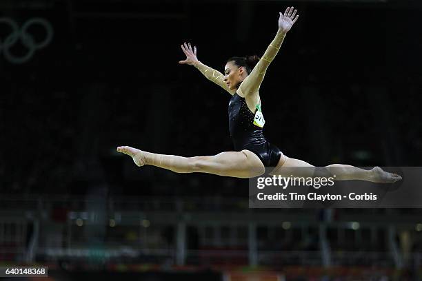 Gymnastics - Olympics: Day 10 Catalina Ponor of Romania perfoming her routine in the Women's Balance Beam Final during the Artistic Gymnastics...