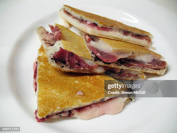 snack time! - toasted sandwich stock pictures, royalty-free photos & images