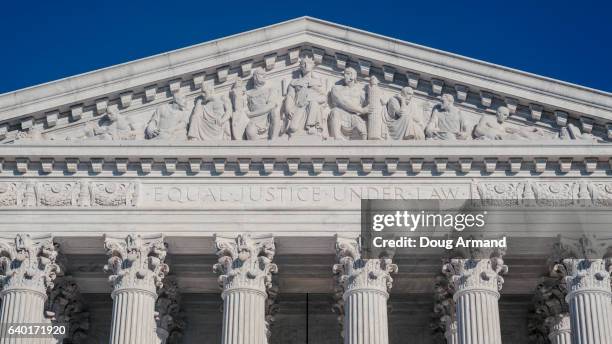 supreme court of the united states, washington dc, usa - us supreme court building stock pictures, royalty-free photos & images