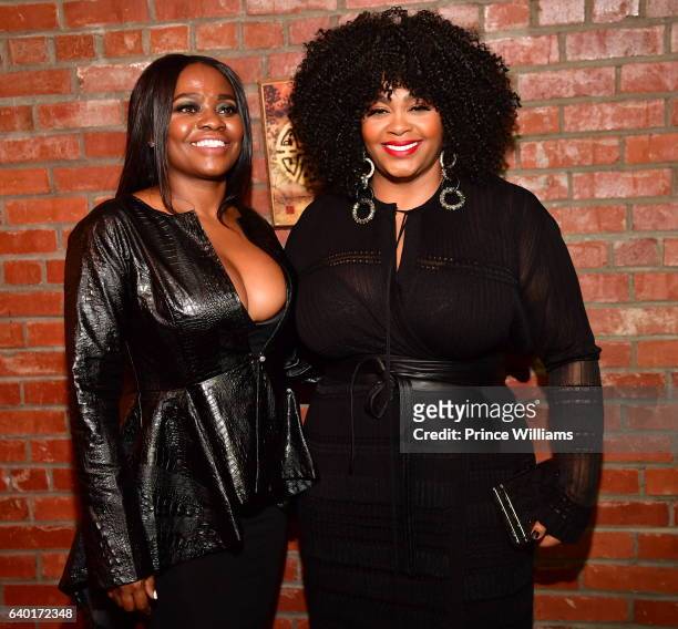 Ky Dele and Jill Scott attend "The Made Man Awards 2017" at 595 North on January 26, 2017 in Atlanta, Georgia.