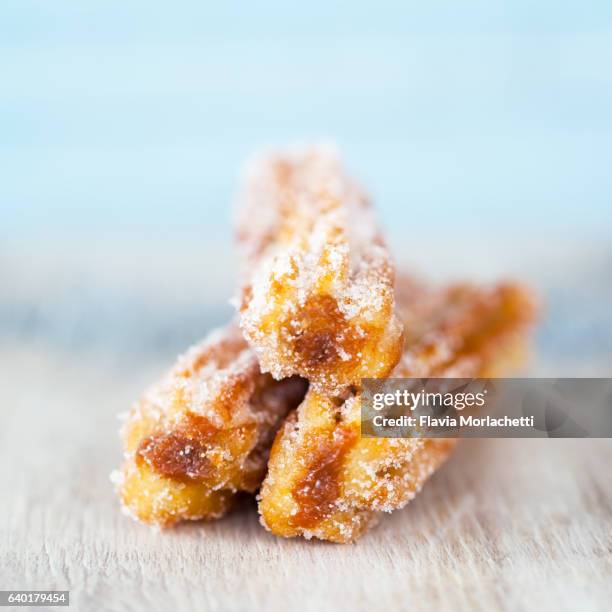 traditional argentinian 'churros - churro stockfoto's en -beelden