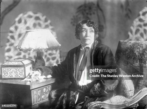 Henriette-Rosine Bernard French Actress known as Sarah Bernhardt, dressed in costume, circa 1900
