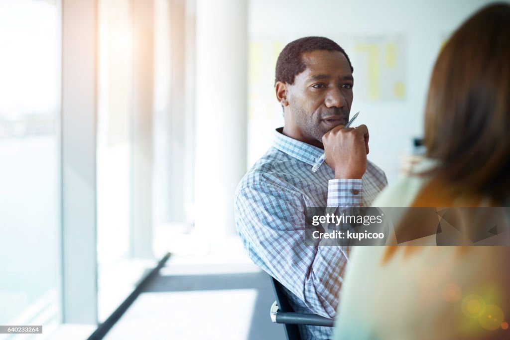 He always gives his undivided attention in meetings