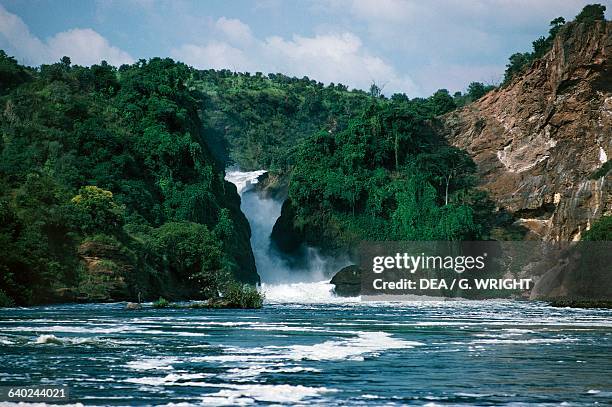 View of the Murchison Falls, White Nile, Murchison Falls National Park, Uganda.