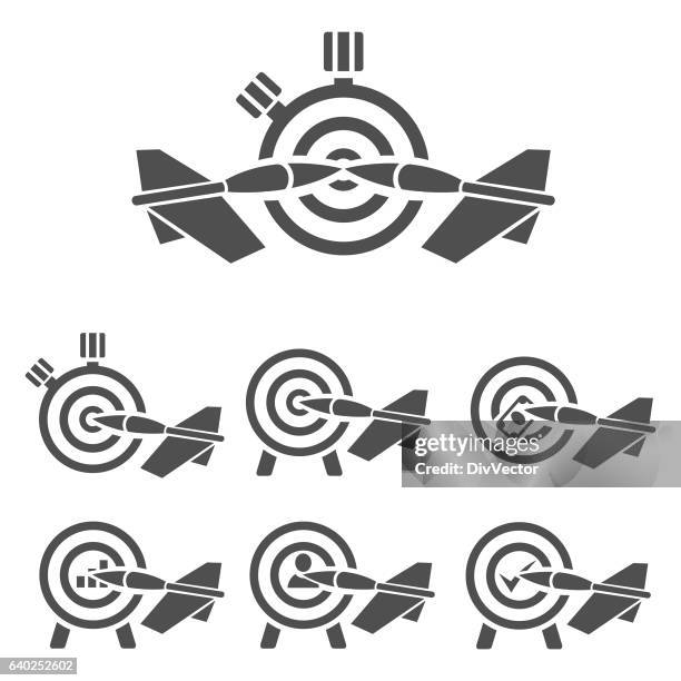 marketing strategy icon - tactical gun stock illustrations