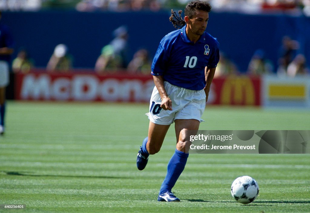 Italian Soccer Player Roberto Baggio