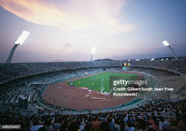 General view of the Olympic Stadium in Athens.