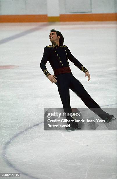 American figure skater Brian Boitano at the 1988 Winter Olympics.