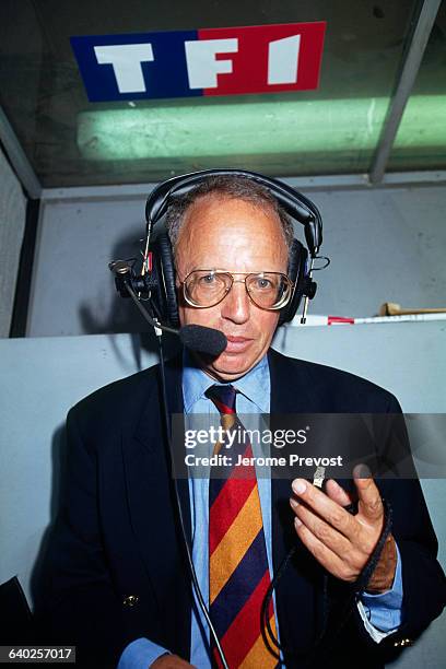 French TV commentator Thierry Roland.