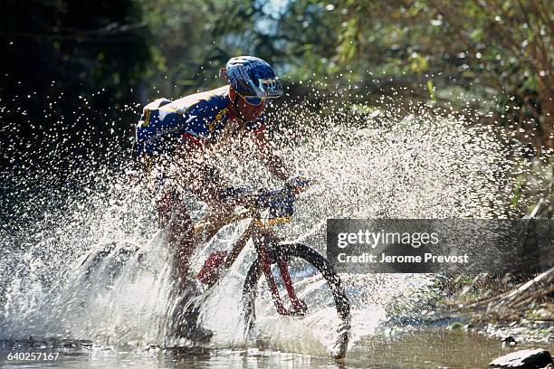 Hubert Pallhubert from Italy during the 1996 Roc d'Azur.