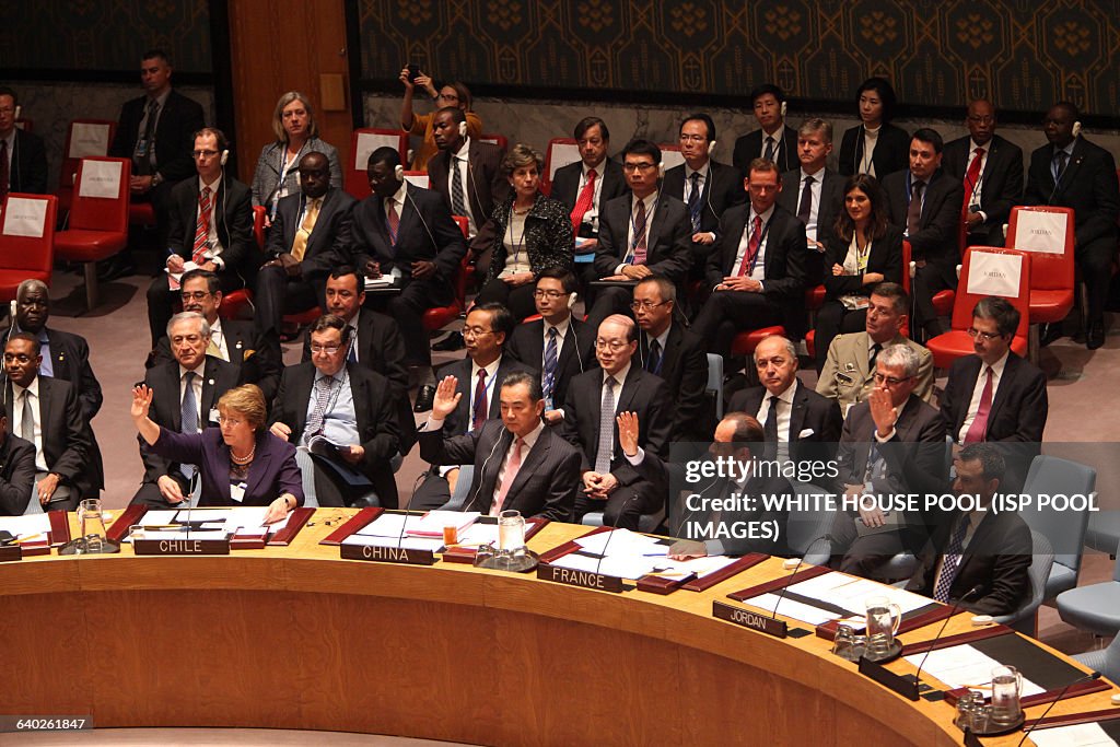 USA - President Obama Attends UN sessions in New York