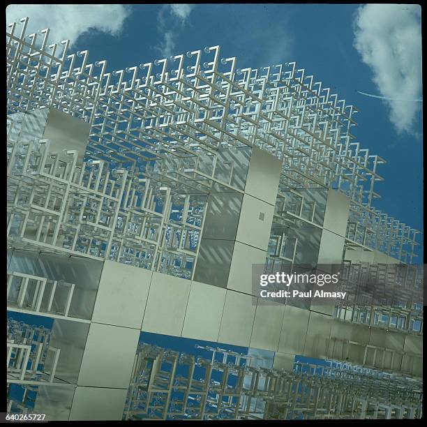 "Radiant Structure" is the name of the Swiss Pavilion at Expo '70, Osaka, Japan. The steel and aluminum structure resembles a plant as it branches...