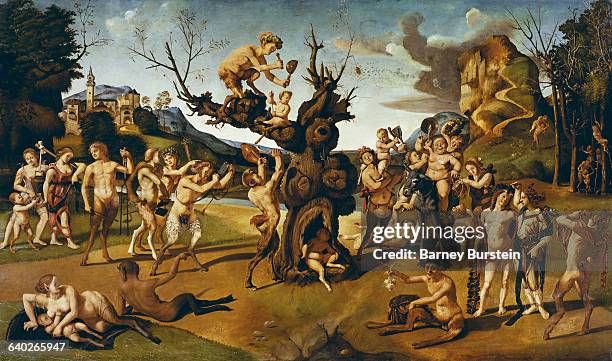 The Discovery of Honey by Bacchus by Piero di Cosimo, circa 1499.