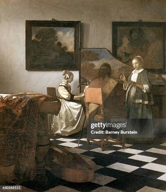 The Concert by Jan Vermeer, circa 1600.