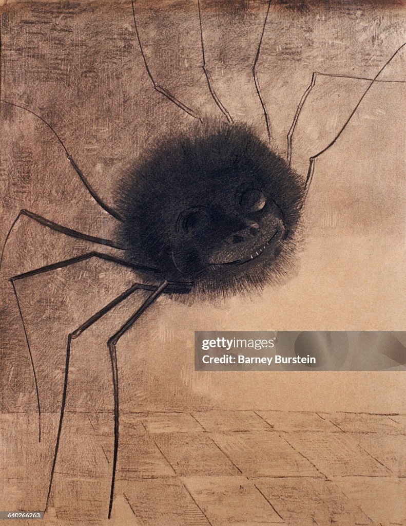 The Spider by Odilon Redon