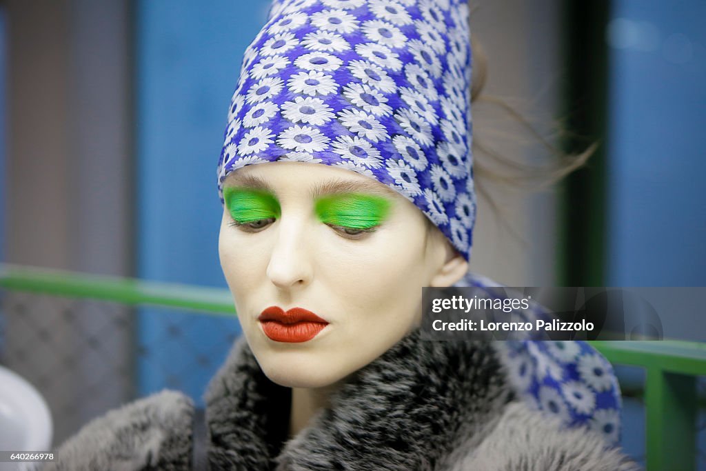 Jean Paul Gaultier : Backstage - Paris Fashion Week - Haute Couture Spring Summer 2017