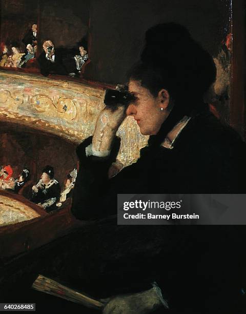 At the Opera by Mary Cassatt