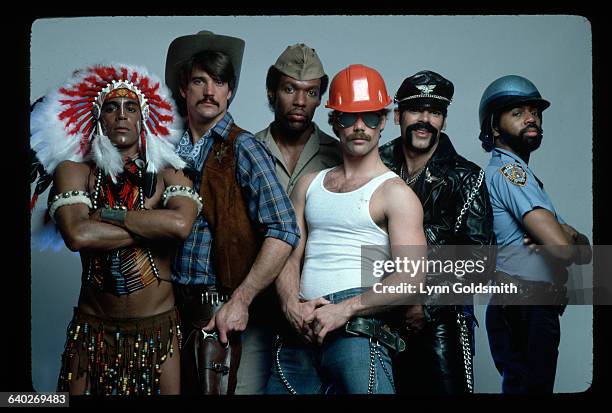 The Village People are: Alexander Briley , David Hodo , Glenn Hughes , Jeff Olson , Felipe Rose , and Victor Willis .