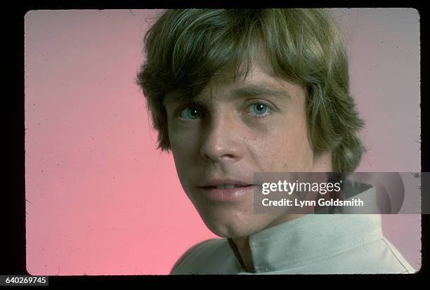 Studio headshot of actor Mark Hamill. Undated photograph.