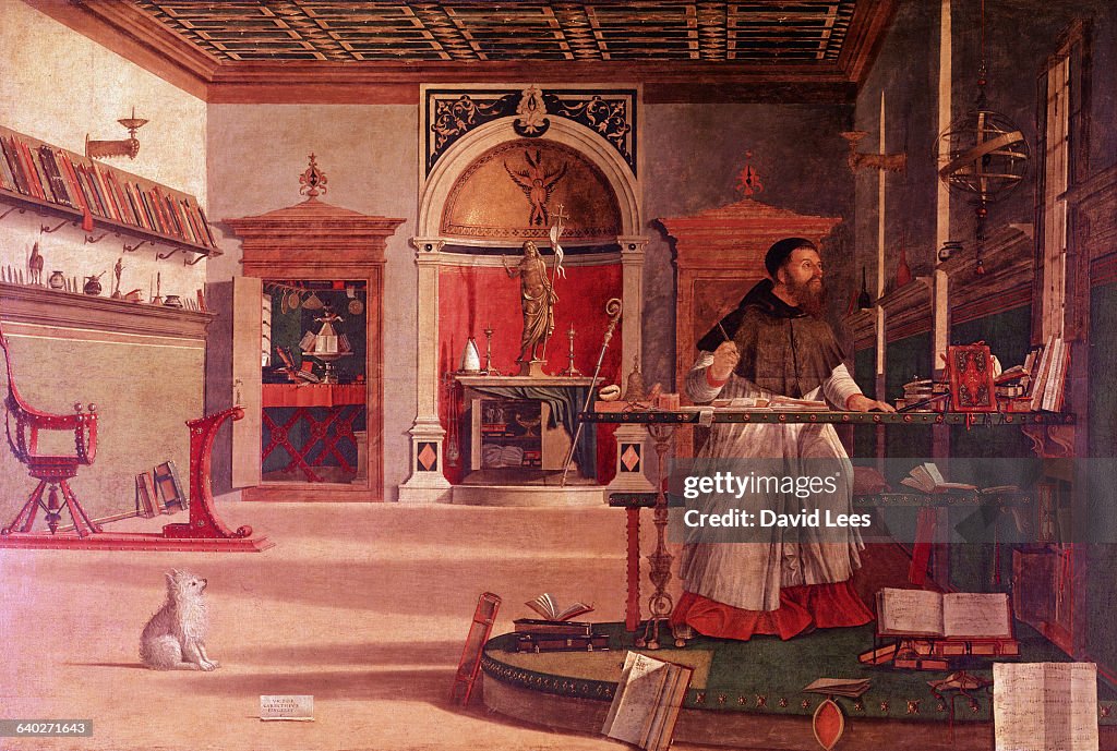 Saint Jerome in His Study by Vittore Carpaccio