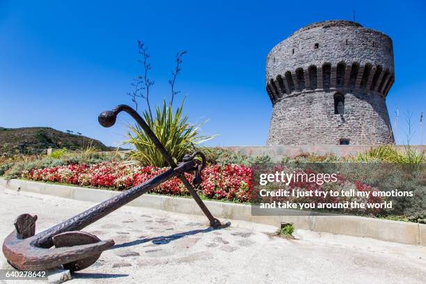 capraia island, arcipelago toscano national park, tuscany, italy - portoferraio stock pictures, royalty-free photos & images