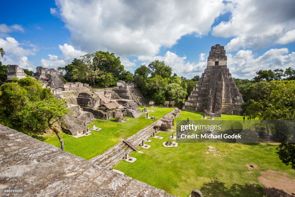 Mayan ruins at Tikal National Park