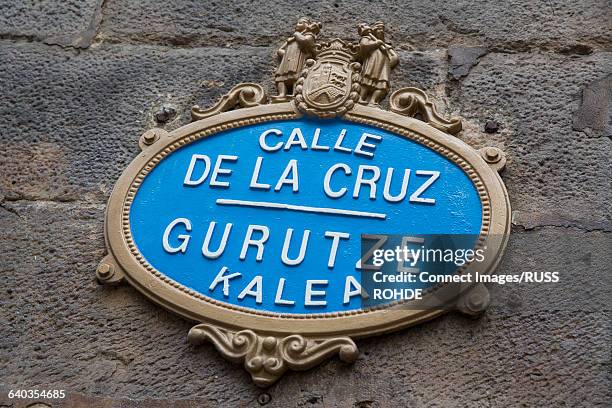 Basque Language Street Sign Basque Sign Photos and Premium High Res Pictures - Getty Images