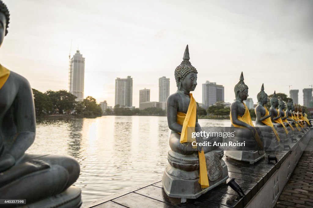 Colombo Gangarama seemamalaka buddhist temple, Sri Lanka