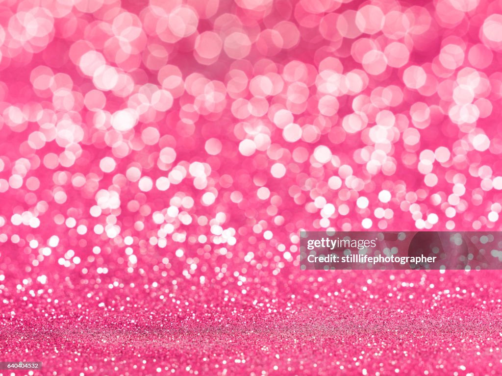 Pink Glitter bokkeh