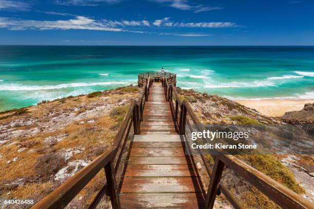 beach lookout - south australia stock pictures, royalty-free photos & images