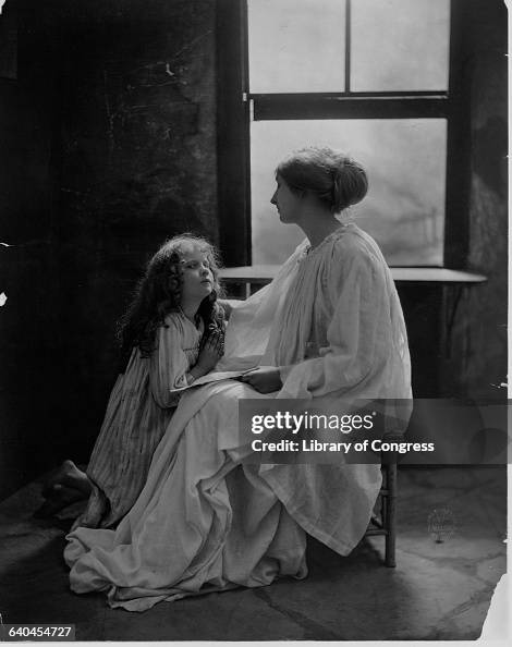 Daughter Praying with Mother