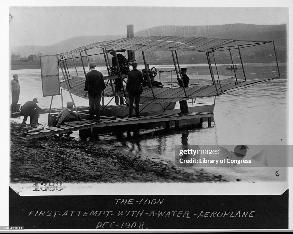 First Attempt to Fly a Water Aircraft