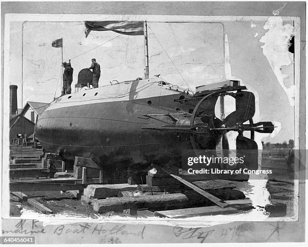 The USS Holland was the U.S. Navy's first submarine, purchased in 1900. The vessel was named for its creator, John Phillip Holland.
