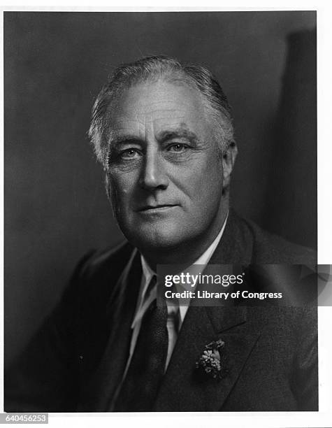 Franklin Delano Roosevelt , the 32nd President of the United States. Roosevelt was elected to four terms, beginning in 1932, and led the U.S. During...
