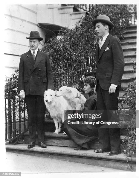 Coolidge Family at White House