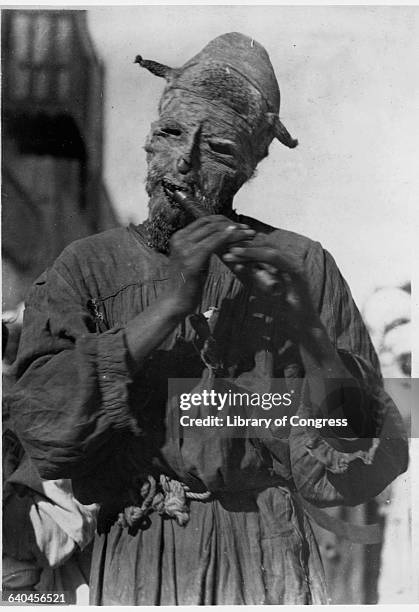 Masked Saharan Musician