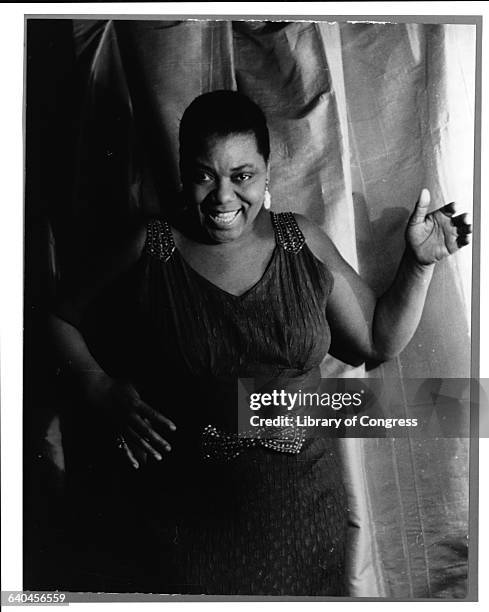 American blues singer Bessie Smith, 3rd February 1936.