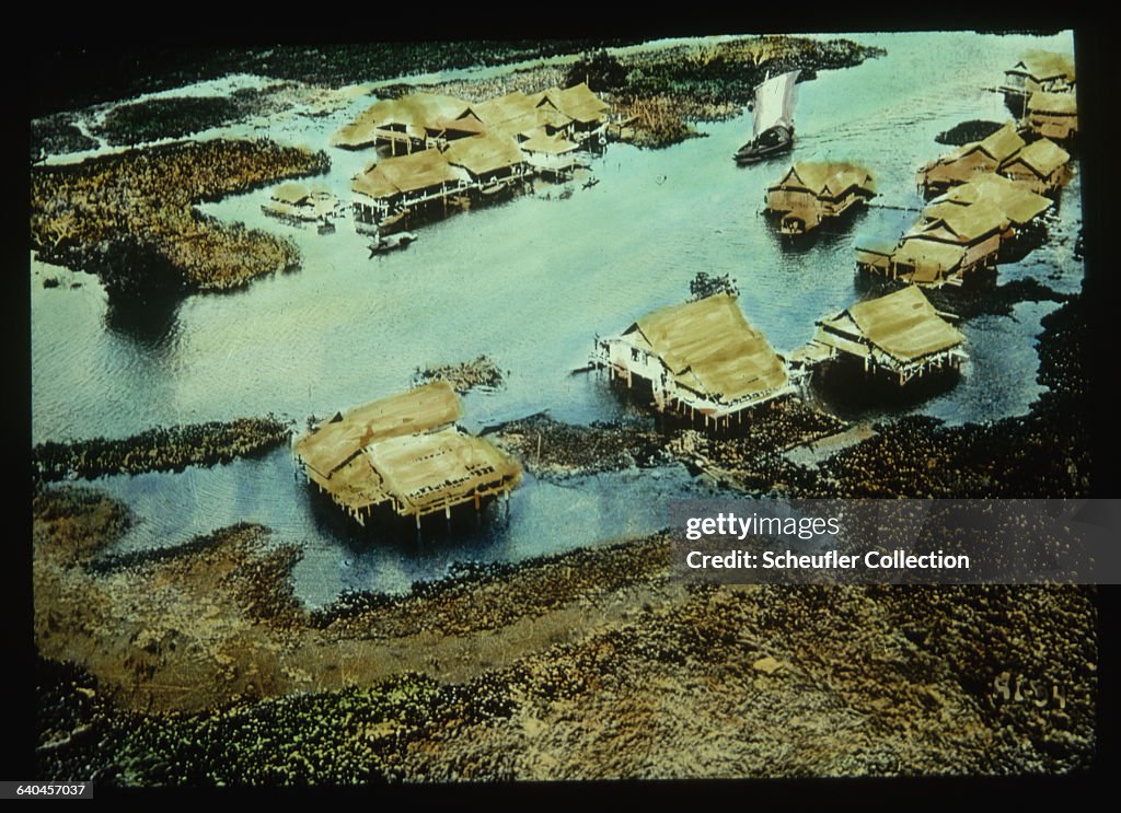 Village Along Menam River