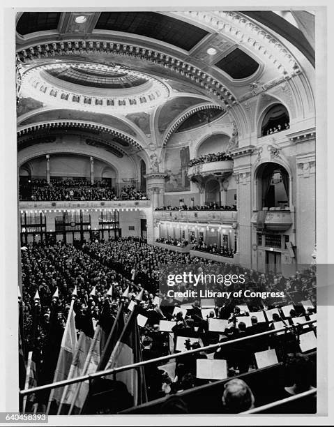 Karel Ancerl in Smetana Hall