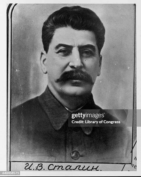 Secretary General of Soviet Central Committee Joseph Stalin