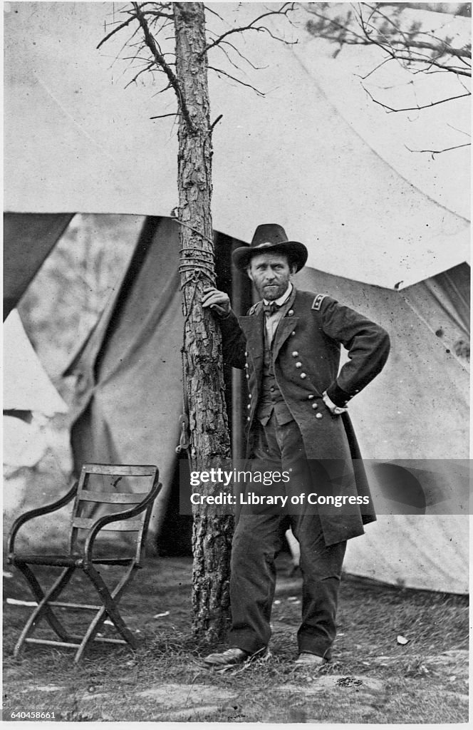 Ulysses S. Grant Wearing Military Uniform